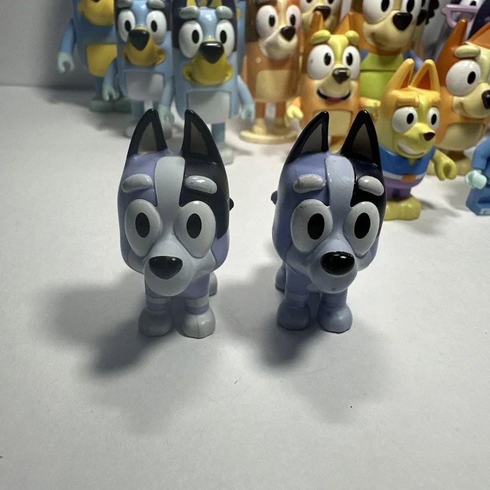 Bluey and Friends Family Figures Toys Lot of 16 Figures